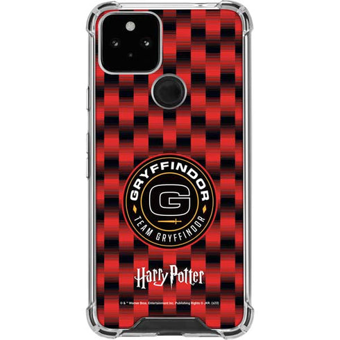 Wizarding Worlds Harry Potter Team Gryffindor Google Pixel 5 Clear Case